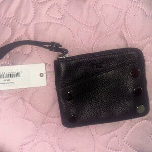 Hammitt Nash mini-black leather Wristlet